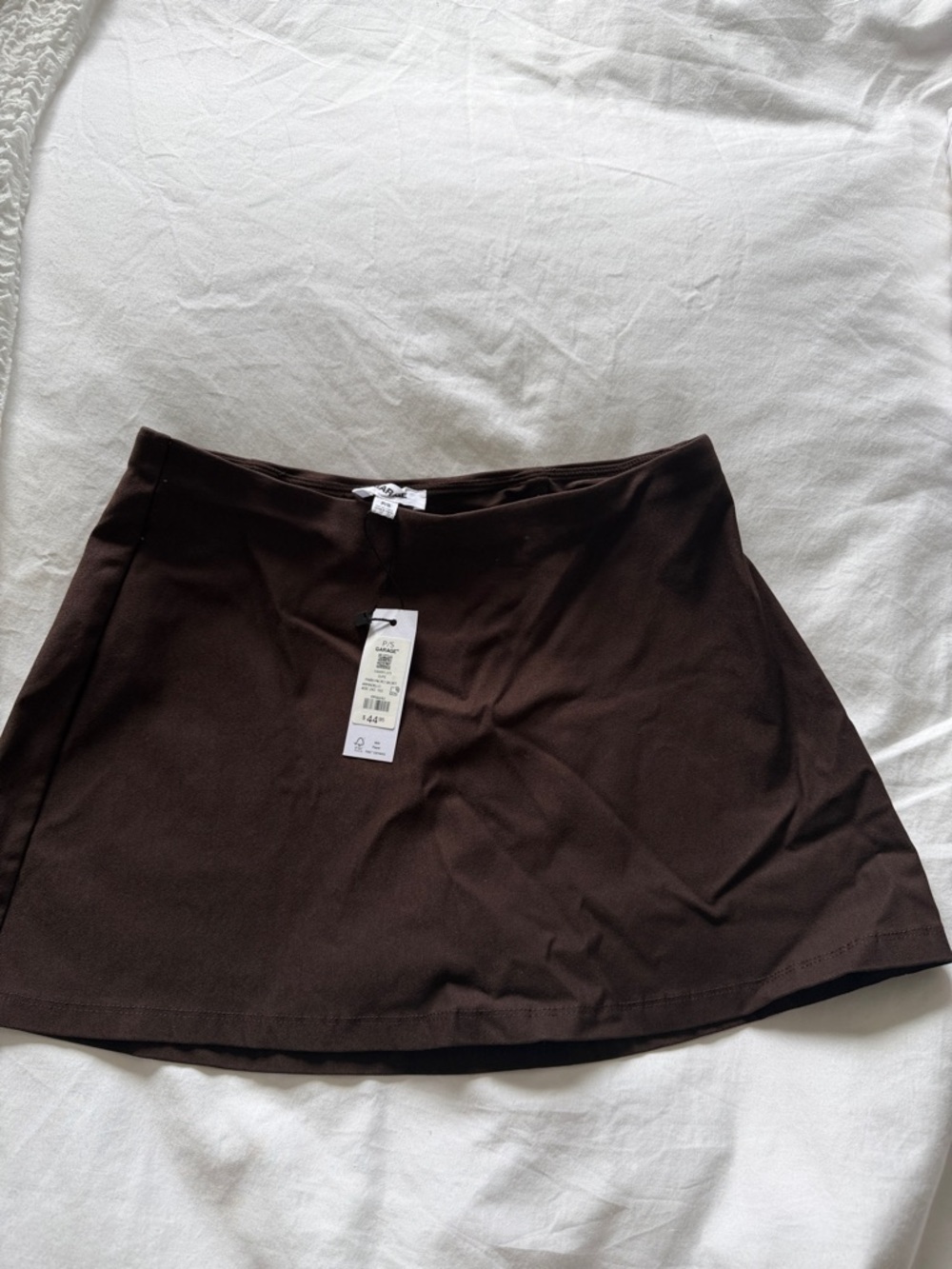 Garage Dark Brown Mini Skirt